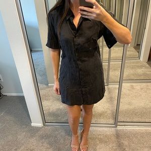Black Zara flowy mini dress. Great condition, never worn